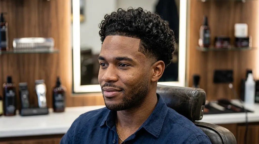 Curly Mid Taper