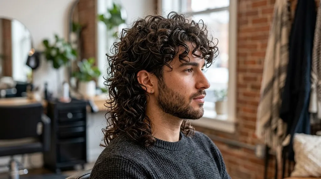 Curly Wolf Cut