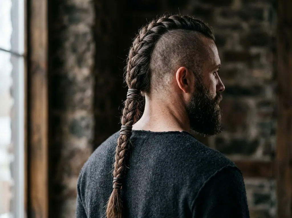 Wrapped Mohawk Braid